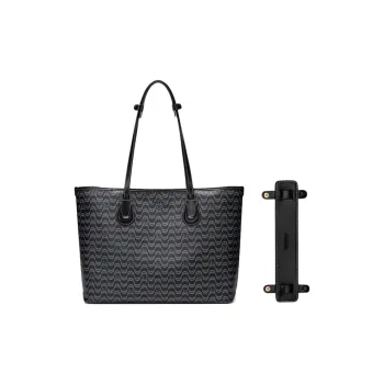 NUCELLE Eco-Friendly Coated Vegan Leather Lightweight Shoulder Bag Shoulder Bag Computer Large Bag Women's Multicolor