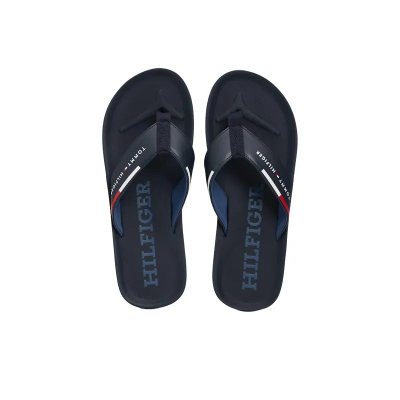 Tommy Hilfiger EVA Abrasion Resistant Flip Flops Men's Blue-3