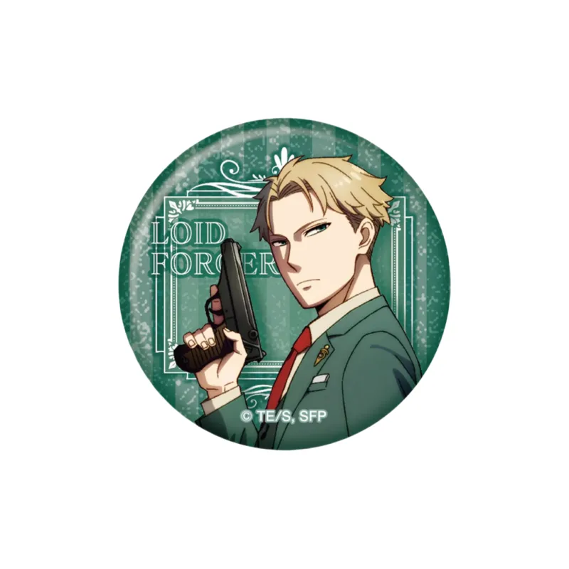 EAKI Anya Forger Loid Forger Yor Forger SPY X FAMILY Laser Double Flash Collection Badges-0