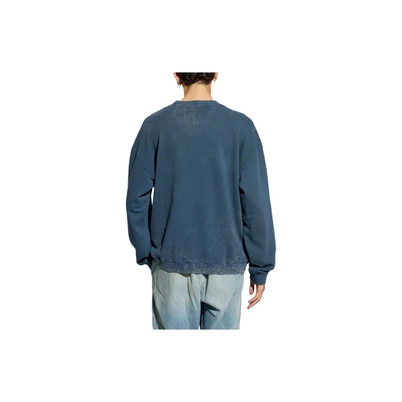 DIESEL S Boxt Q5 Logo Printed Crewneck Sweatshirt-3