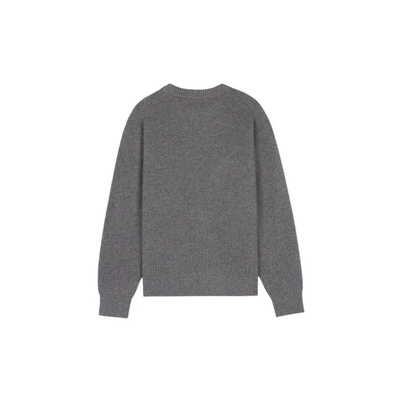 Maison Kitsune Fox Patch Knitted Jumper-1