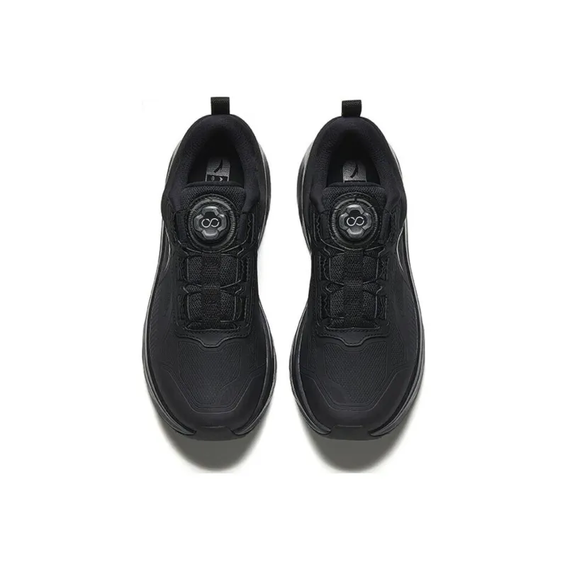Anta Cushioning Wear Resistant Low Top Training Shoes Men's Black-1