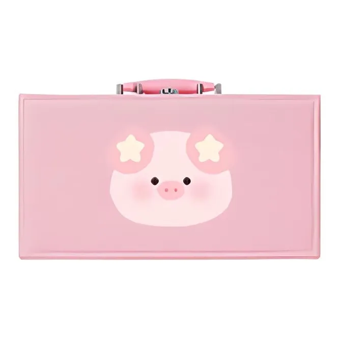 Imono Mahjong Small Size Mini Portable Travel 'Smooth Sailing In Pig Matters' Cute Cartoon Pink 26/30 Board Games-7