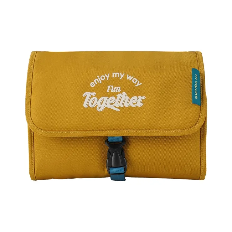 M Square Polyester Travel Divided Pouch Toiletry Bag Regular Unisex Multicolor-4