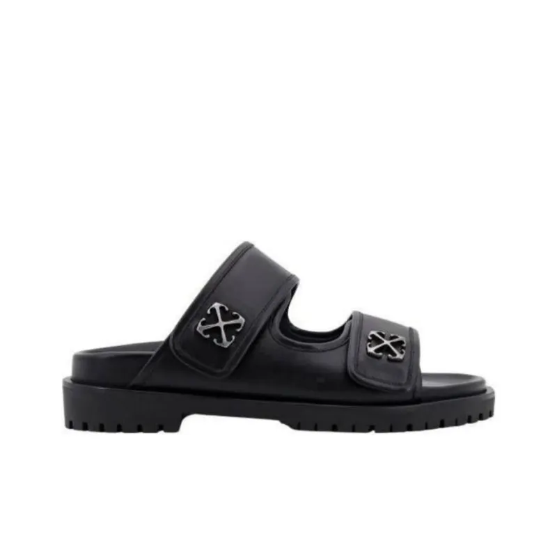 OFF WHITE Arrows motif Leather Sandals-1