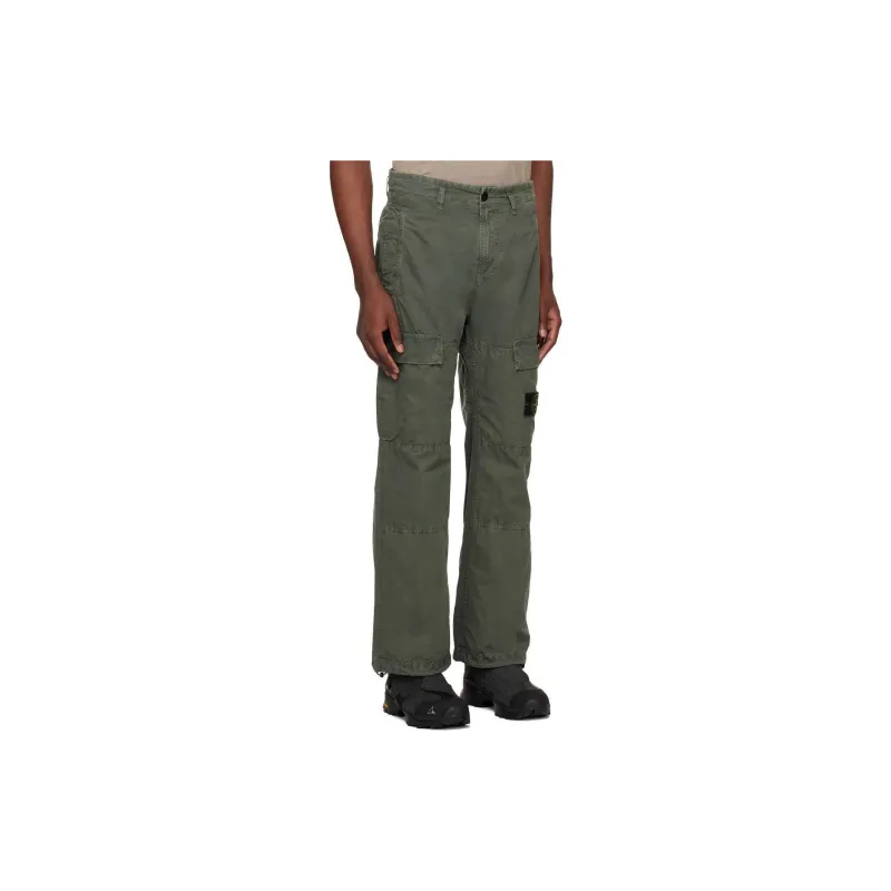 STONE ISLAND Compass badge Straight Trousers-3