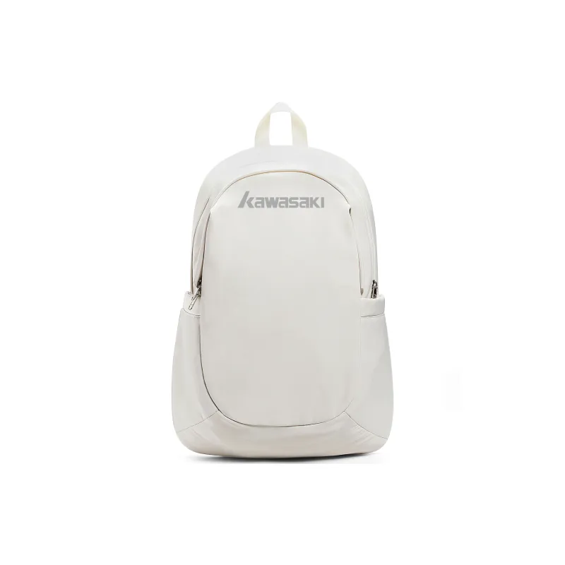 Kawasaki Nylon Fitness Backpack Unisex Light Blue/Black/Ecru-14