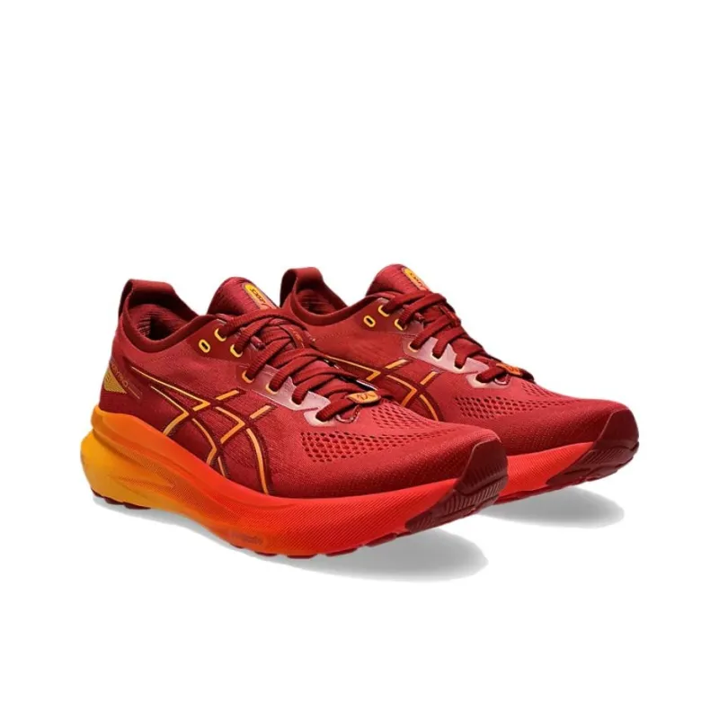 Asics Gel Kayano 31 Slip Resistant Low Top Running Shoes Men's Red-2