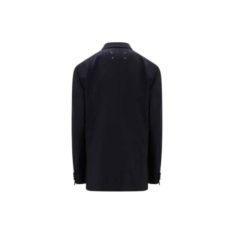 Maison Margiela Striped Effect Oversize Tuxedo Blazer-1
