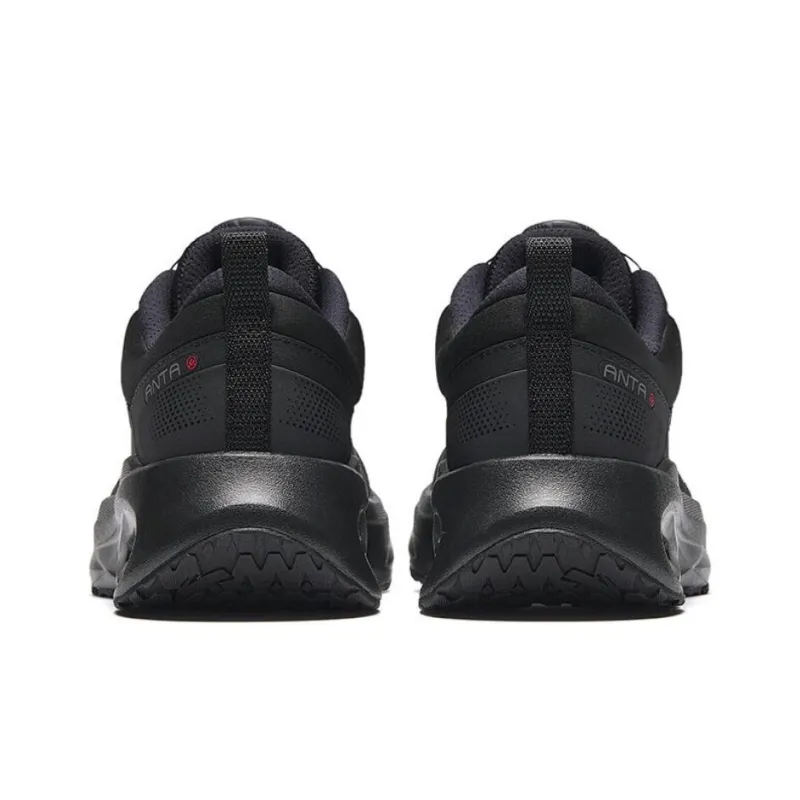 Anta Cushioning Wear Resistant Low Top Training Shoes Men's Black-2