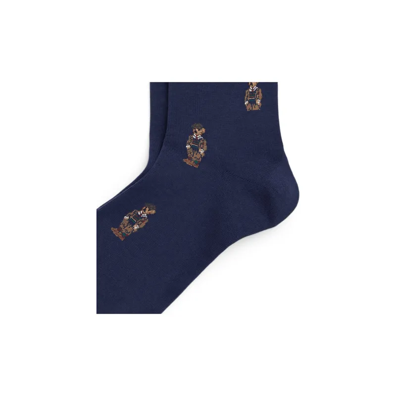 Polo Ralph Lauren Mid-Calf Socks Men's 1 Pack Navy-2