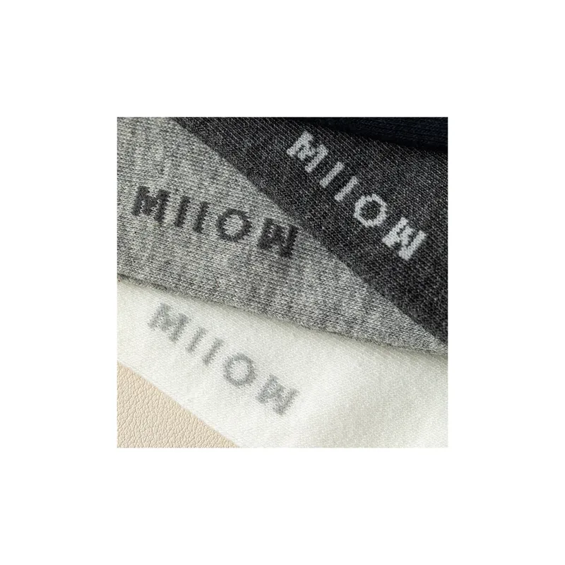 MIIOW Mid Calf Socks Unisex 5 Pack-5