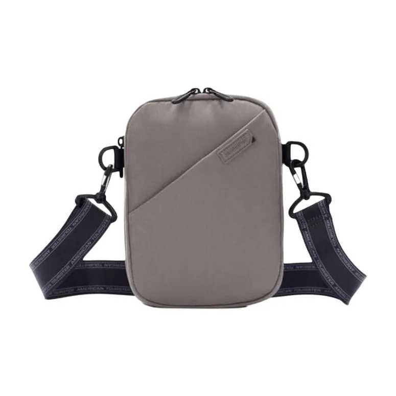 AMERICAN TOURISTER Nylon Crossbody Bag Unisex Beige-0