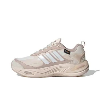Adidas CLIMAWARM Cushioning Warm Low Top Running Shoes Women's White Pink
