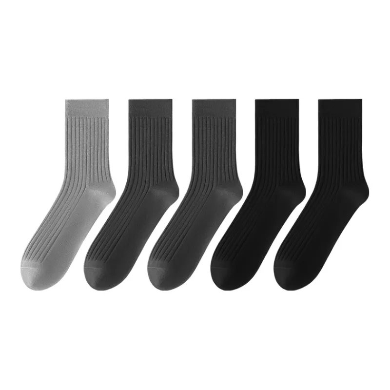 SHIWAJI Mid Calf Socks Men's 5 Pack-4