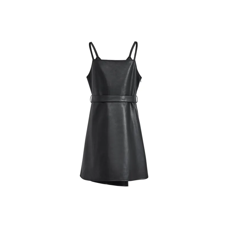 KUOSE Slip Dresses Women's Black-1
