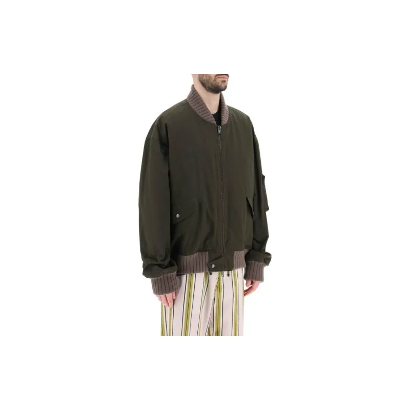 Vivienne Westwood Slogan Embroidered Bomber Jacket-4