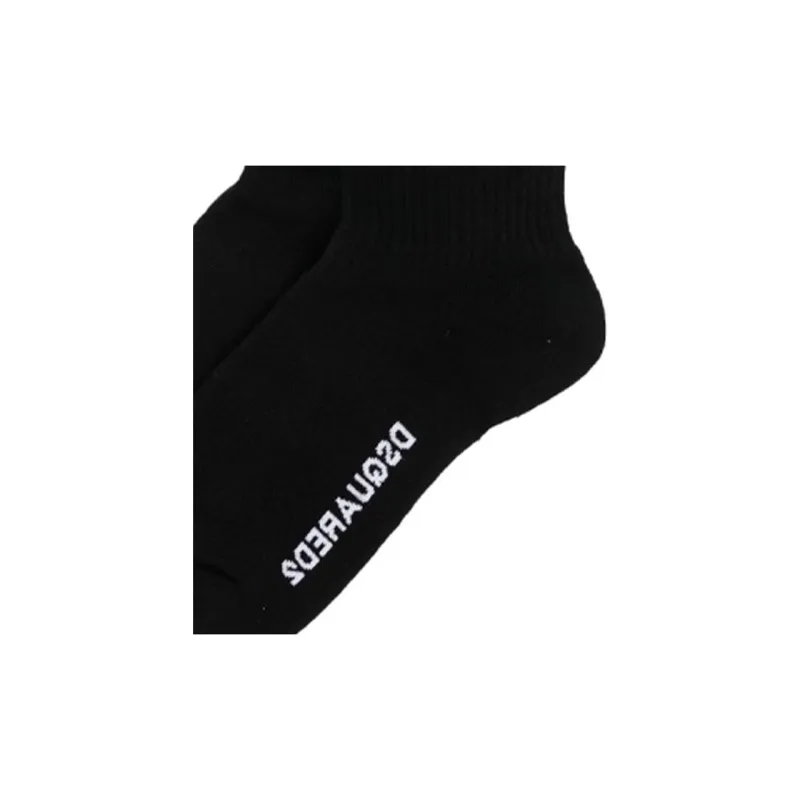 DSQUARED 2 x Pacman Mid-Calf Socks Men's 1 Pack Black-2