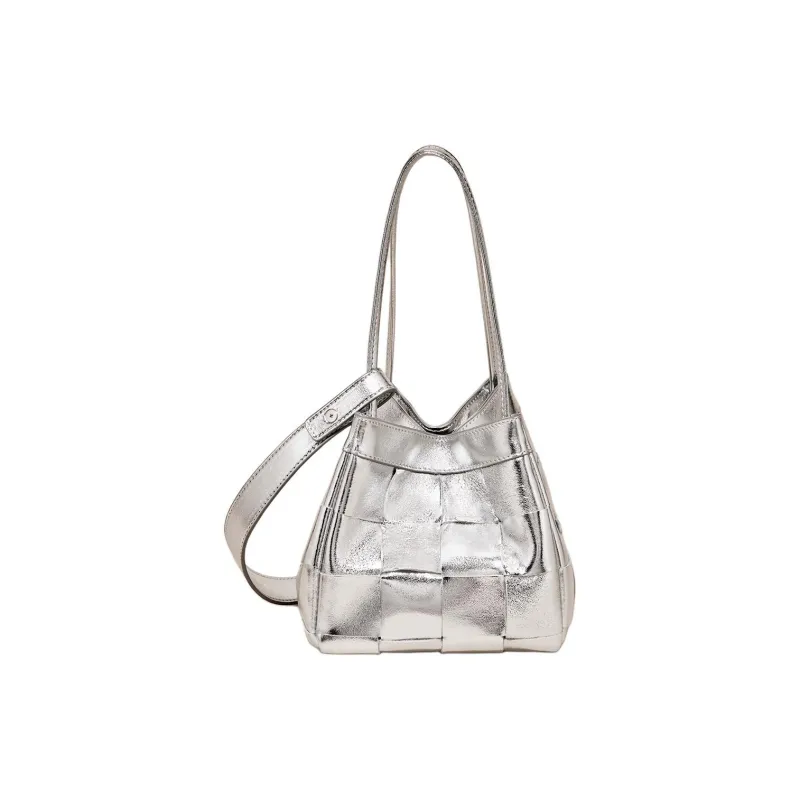 Marino Orlandi Synthetic Leather Bonded Cow Split Leather Handbag Small Size Women's Multicolor-41