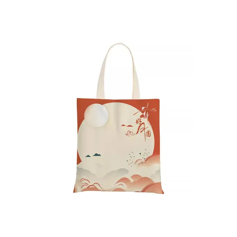 AOSONG Canvas Bag, Tote Bag, Shopping Bag, Handbag, Shoulder Bag Regular Unisex Multicolor-12