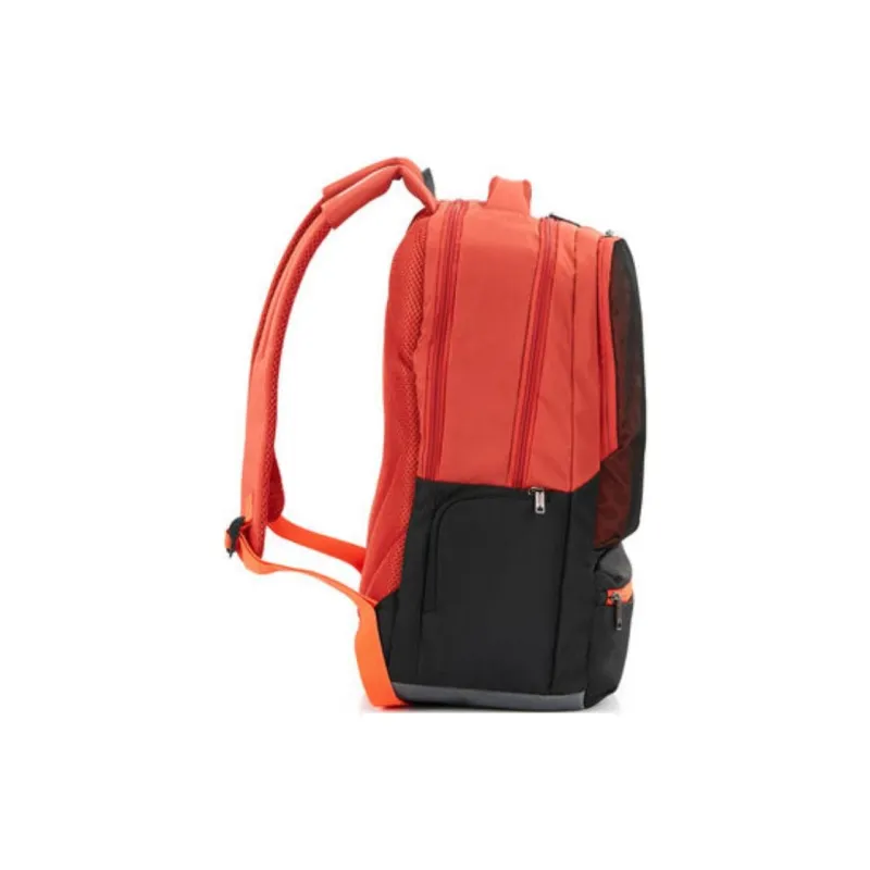 AMERICAN TOURISTER Polyester Laptop Bag Backpack Unisex Leather Chantilly Red-3