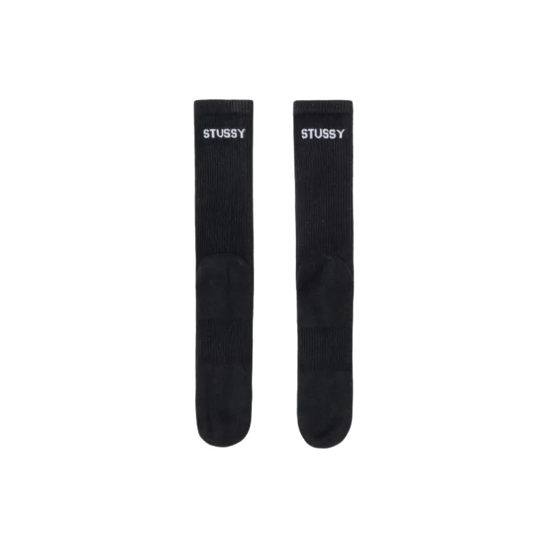 Nike x Stussy Mid Calf Socks Unisex 3 Pack Black-2
