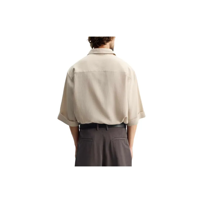 ZARA Shirts Men Sand-2