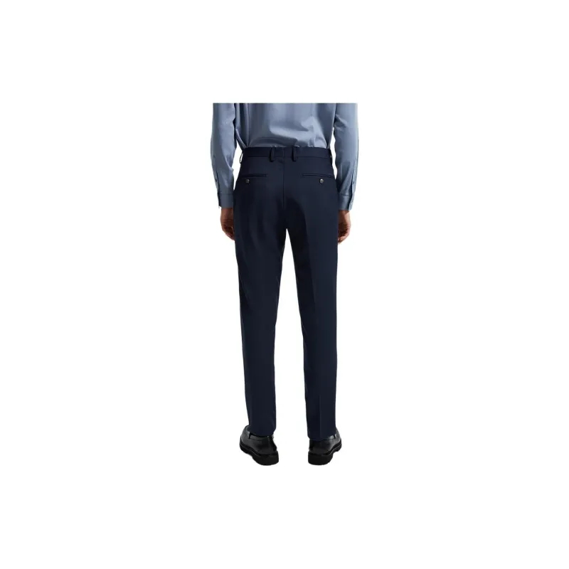DIKENI Suit Trouser Men's Dark Blue Gray-2