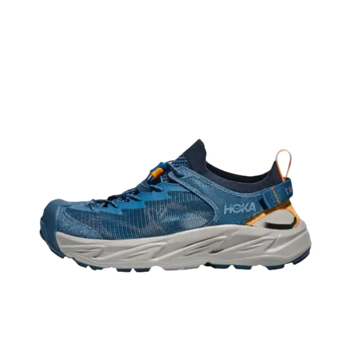 HOKA ONE ONE HOPARA 2 Anti Slip Wear Resistant Low Top Running Shoes Men's Blue-0