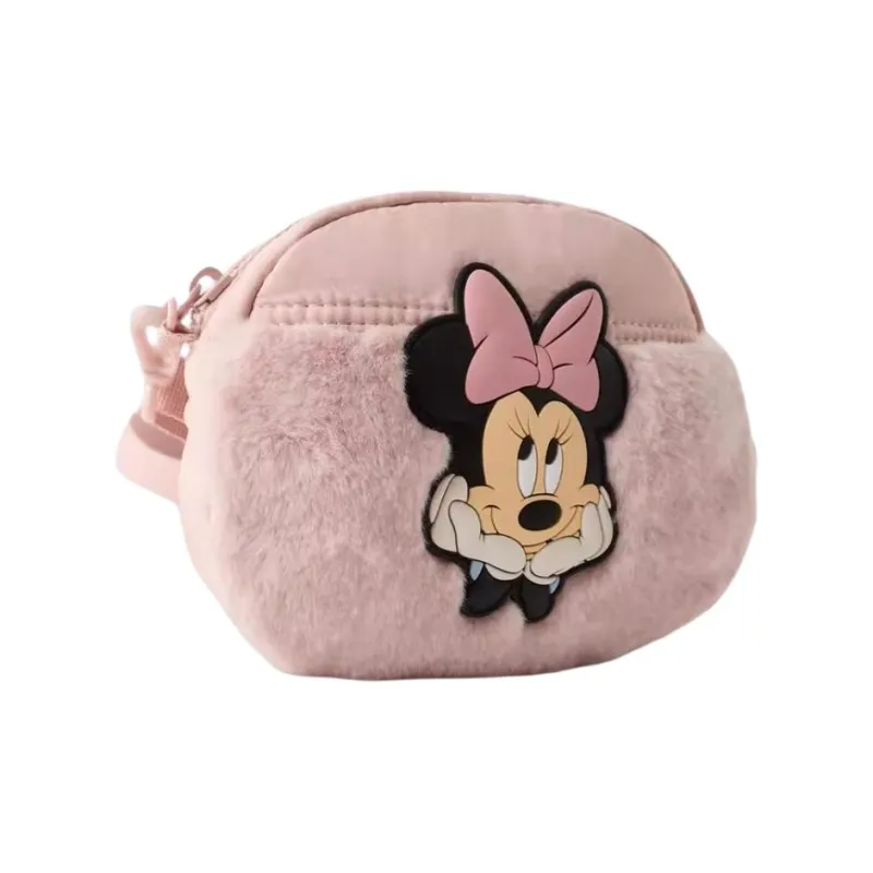ZARA Disney Minnie Collaboration Polyamide Crossbody Bag Shoulder Bag Kids' Pink-2