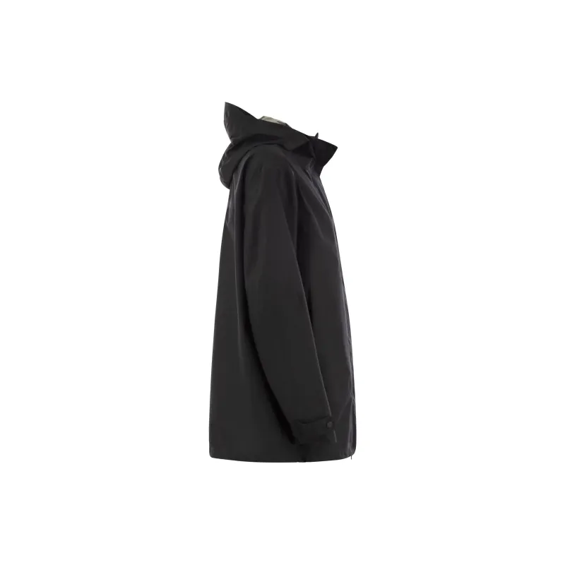 HERNO Straight Hem Hooded Jacket-2