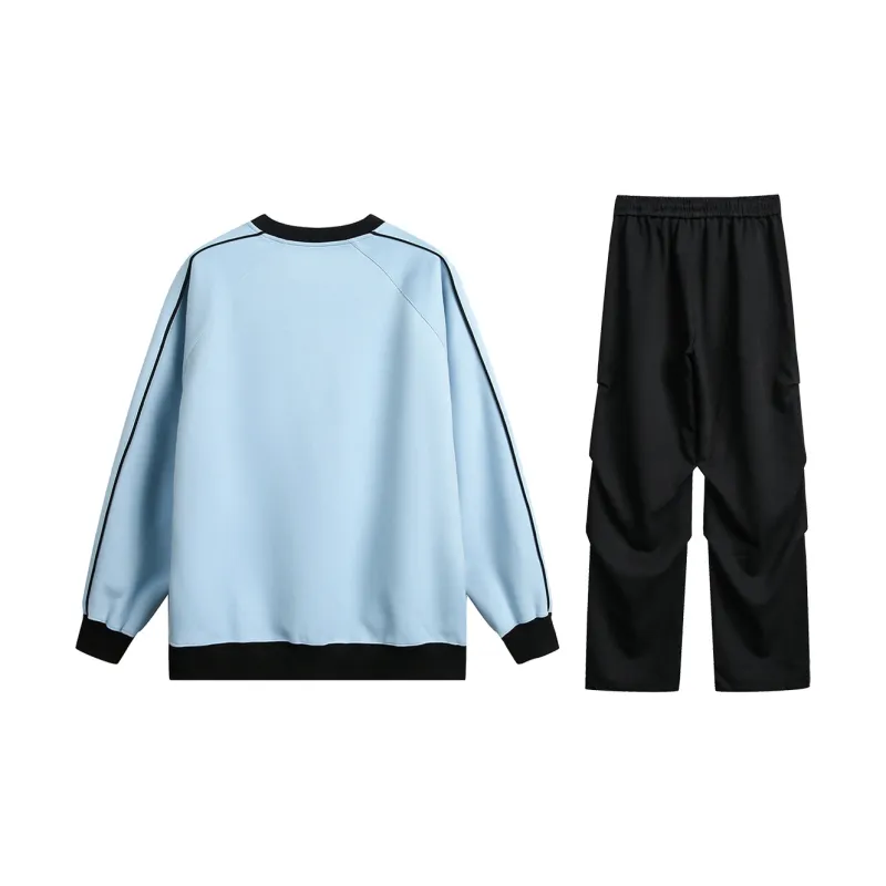 MEIPIN TANG Sweatshirt Set Unisex-73