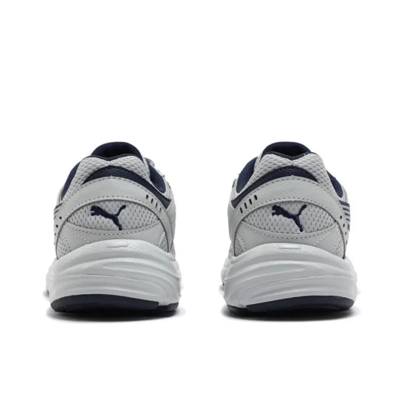 PUMA Axis Anti Slip Wear Resistant Low Top Chunky Sneakers Unisex Light Gray-3