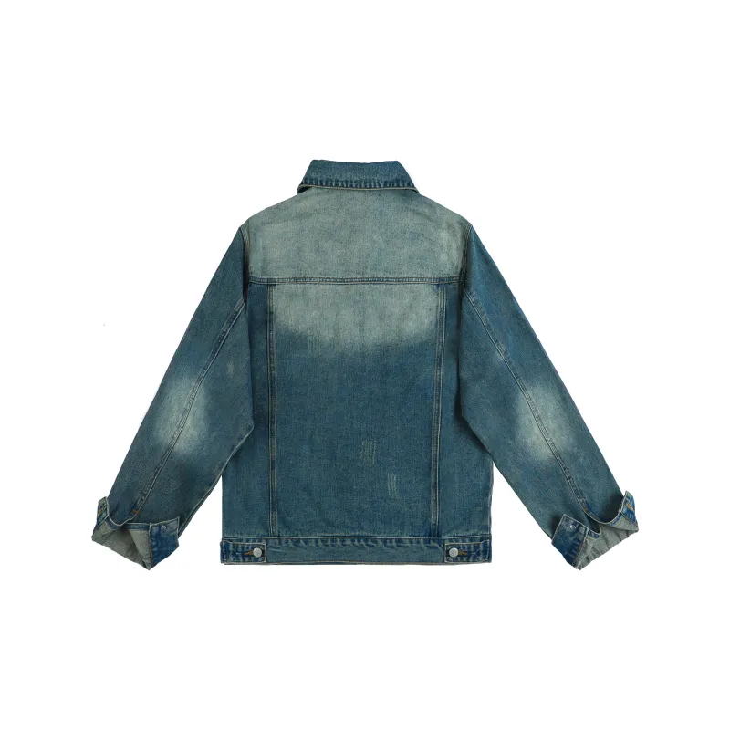 Wen Shan Denim Jacket Women's Dark Blue-2