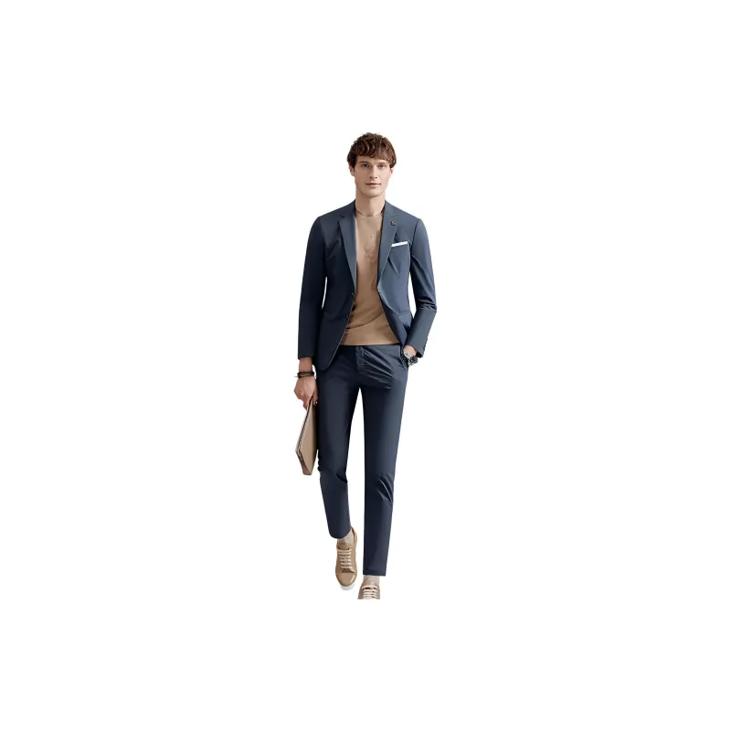 DIKENI Suit Trouser Men's Light Gray-2