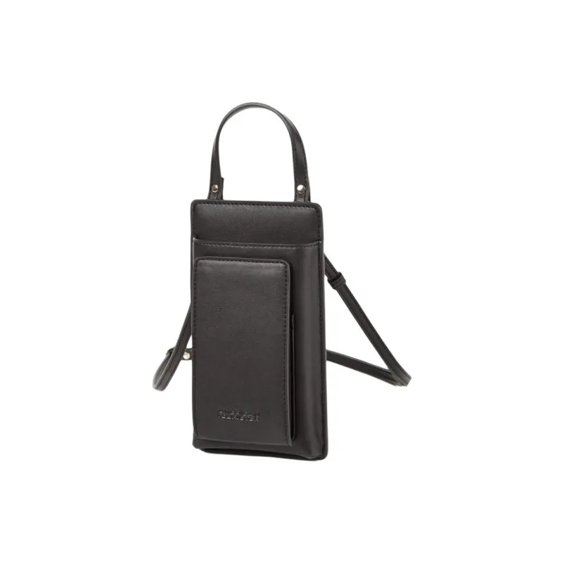 AMERICAN TOURISTER Polyurethane Cell Phone Pouch, Crossbody Bag Mini Women's Black-1