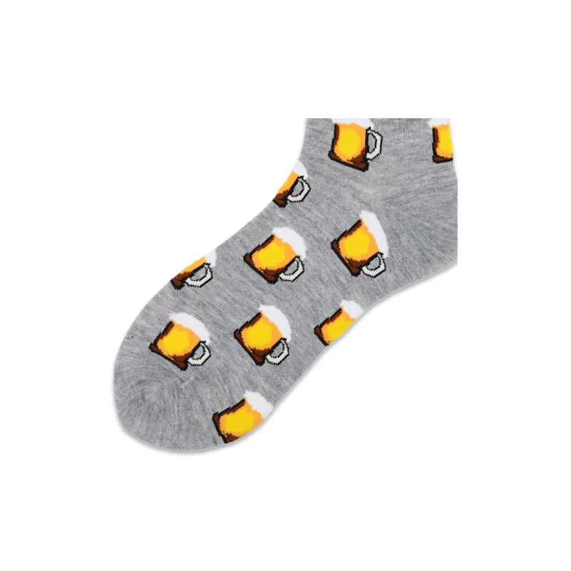 Flowers In Water Mid Calf Socks Men's 4 Pack-5
