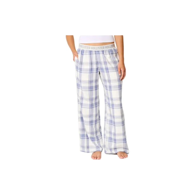 Hollister Pajama Pants Women's Light Blue-2