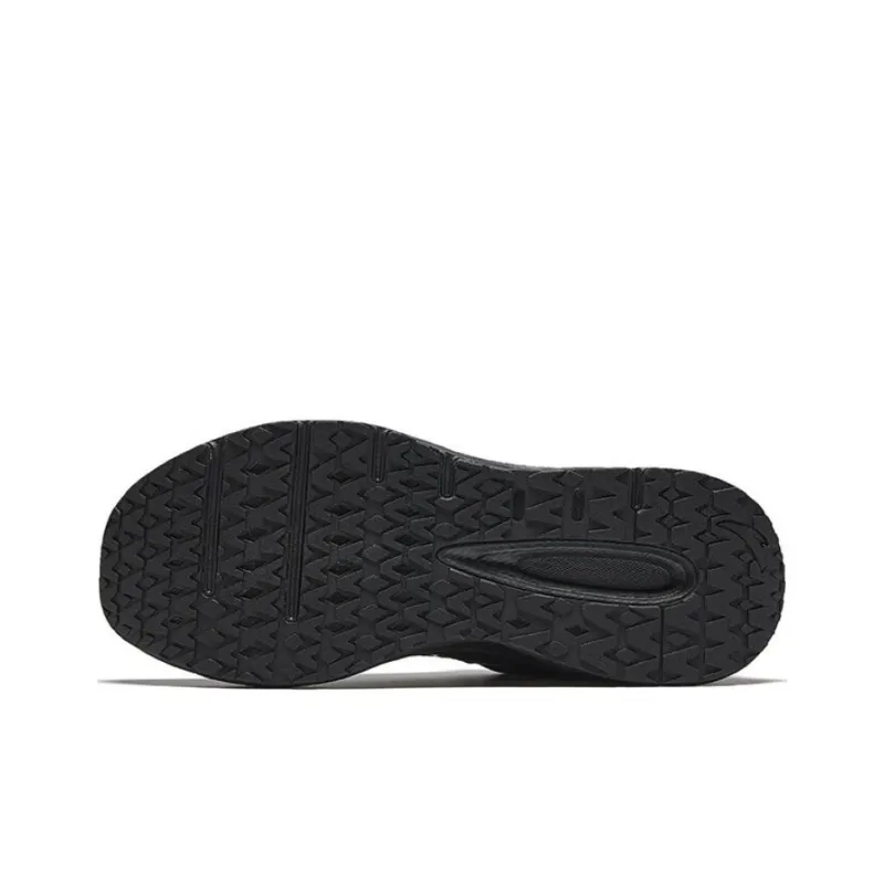 Anta Cushioning Wear Resistant Low Top Training Shoes Men's Black-3
