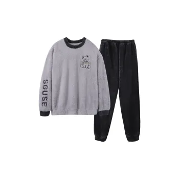 Ta Yan Winter Pajama Set Men's Gray