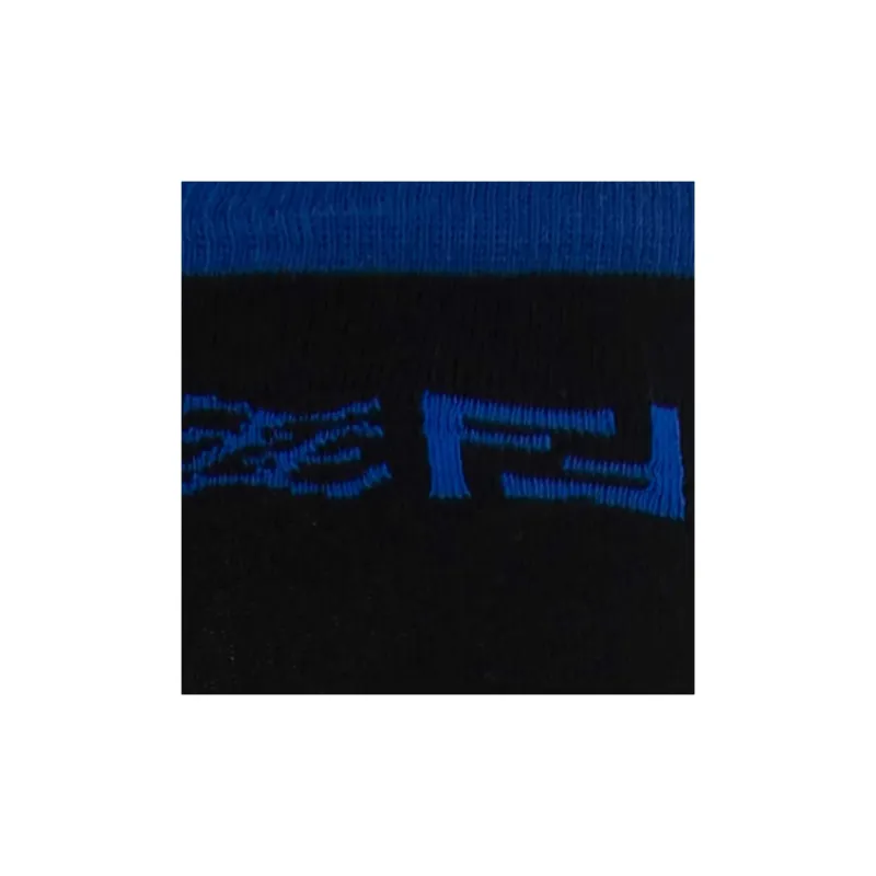 FENDI SS23 Knee-High Socks Men's 1 Pack Black-5