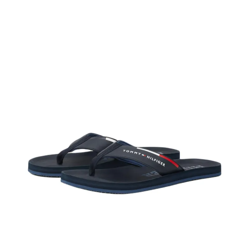 Tommy Hilfiger EVA Abrasion Resistant Flip Flops Men's Blue-2