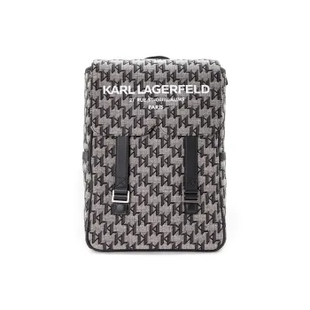 KARL LAGERFELD Polyester Backpack Women's Gray