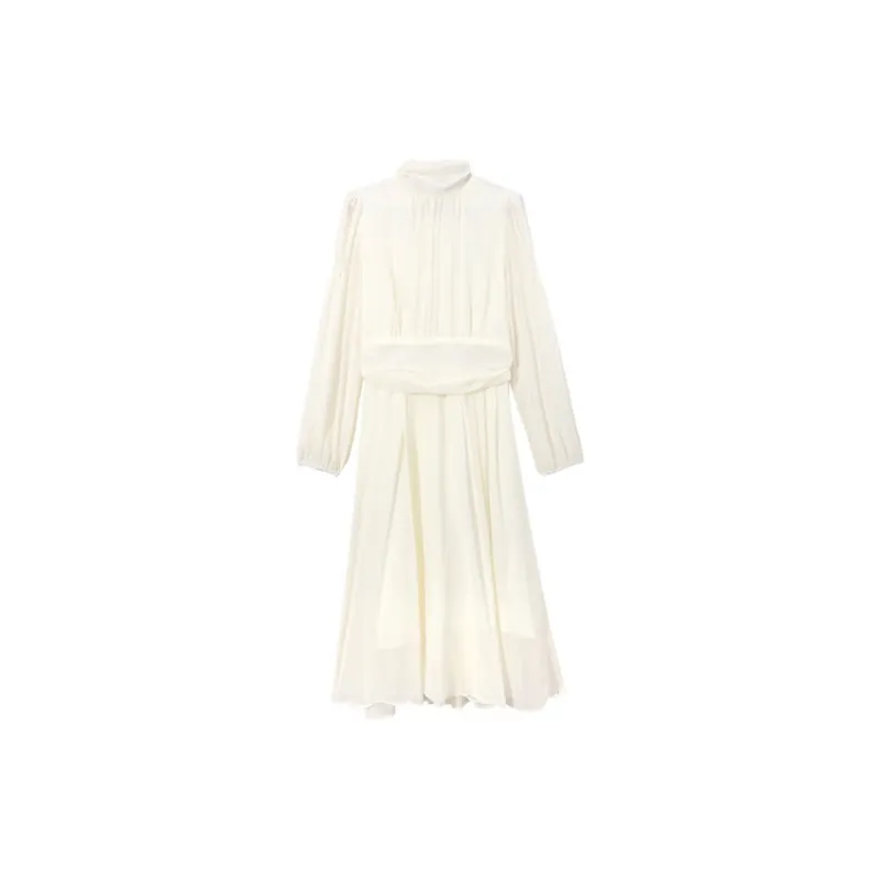 ARIADNAW STUDIO Long Sleeved Dress Women's Ecru-1