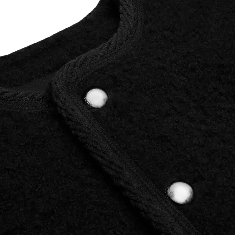 CELINE Buttoned Crewneck Jacket-2