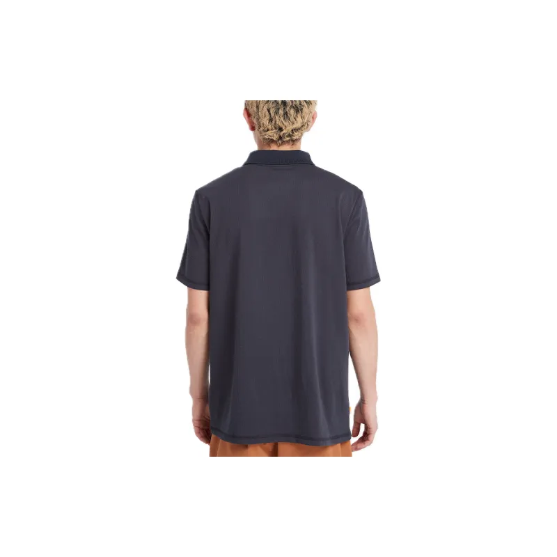 Timberland Wicking Polo Shirt For Men In Navy Polo Shirt Men's Marine Blue-2