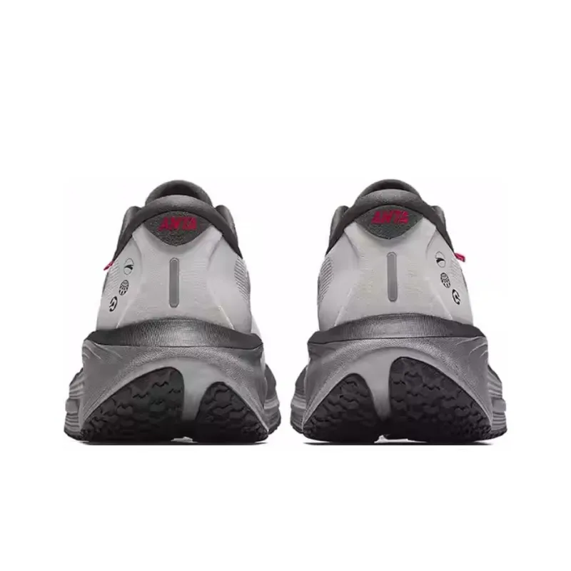 Anta Ark Anti Slip Wear Resistant Low Top Sprint Running Shoes Men's Gray Black-3