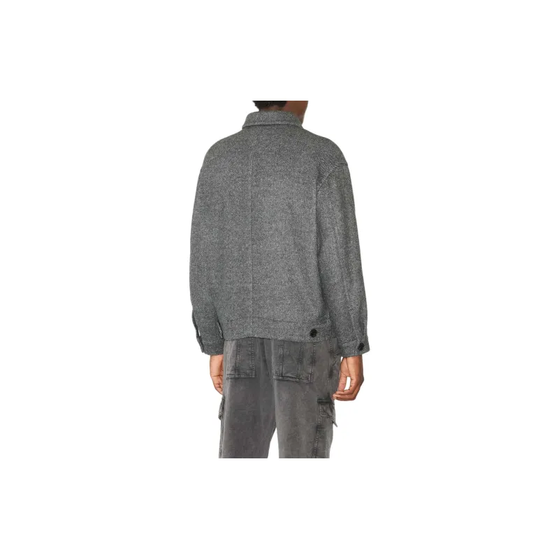 ISABEL MARANT Coats Men Gray-2