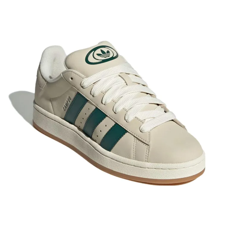 Adidas Campus 00s Cream White Collegiate Green-2