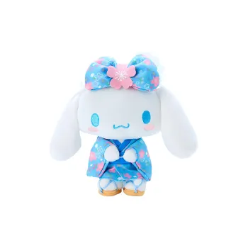 Sanrio Cinnamoroll Cherry Blossom Kimono Collection Dolls Plush Doll 19cm Height